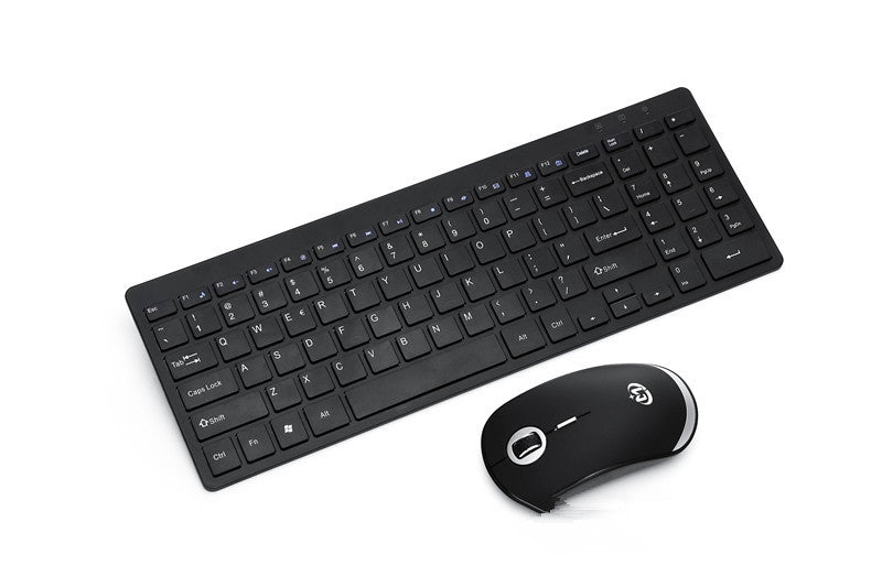 Silent Wireless Keyboard with Hand Rest - 2.4G USB