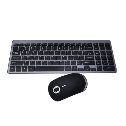 Silent Wireless Keyboard with Hand Rest - 2.4G USB
