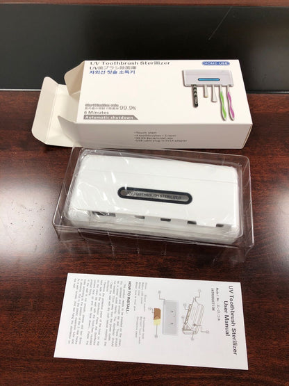 Smart UV-C Toothbrush Sanitizer & Storage Holder