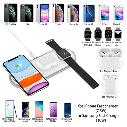 3 in 1 Wireless fast charger